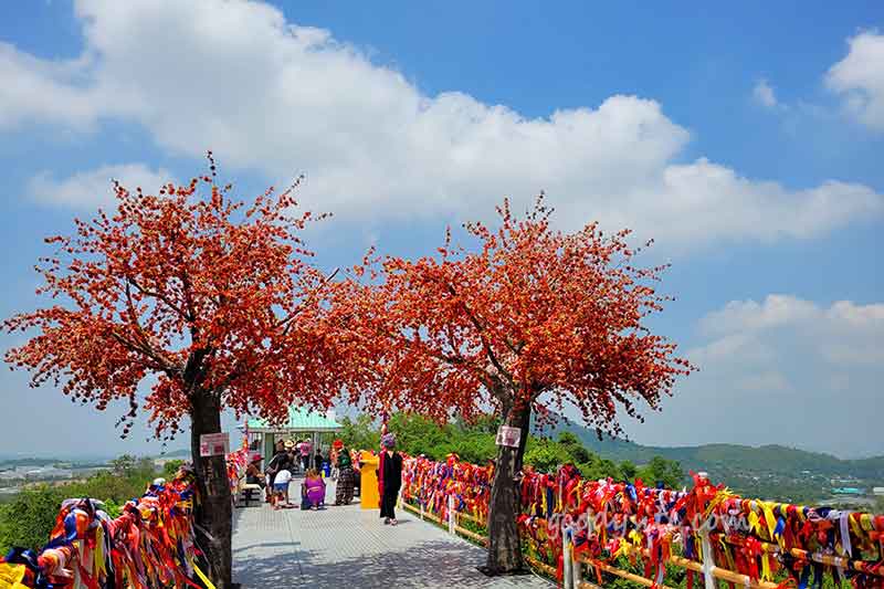 วัดเขาตะแบก จังหวัดชลบุรี วิวสวย มีสกายวอล์ก