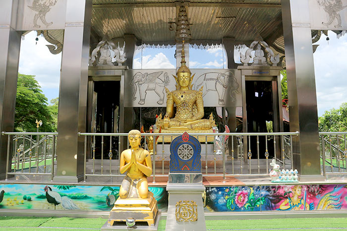 แปดริ้ว 2 วัดหัวสวน พระมหาเจดีย์ สแตนเลส