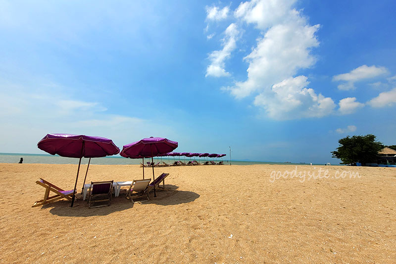 Sea Blue Restaurant ร้านอร่อย ริมทะเลที่นาจอมเทียน