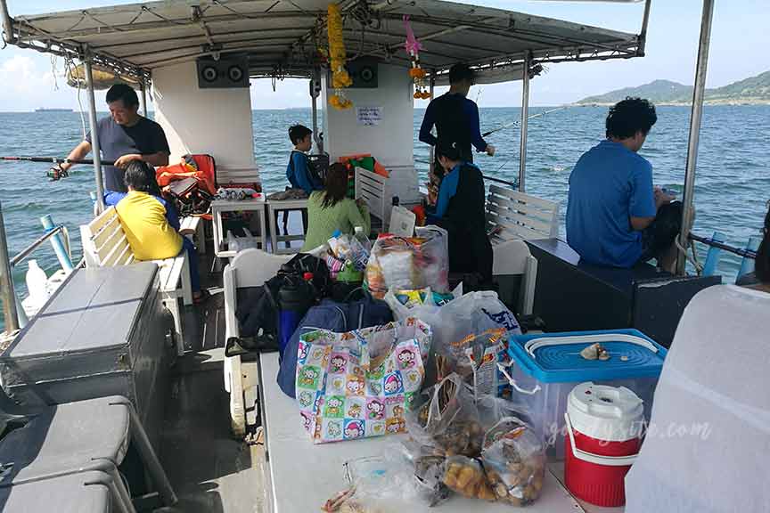 พัทยา-สีชัง 5 ล่องเรือ ตกปลา
