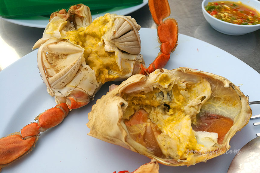 ตราด 6 ร้านบ้านทิวธารา ตราด กินปู ดูเหยี่ยวแดง